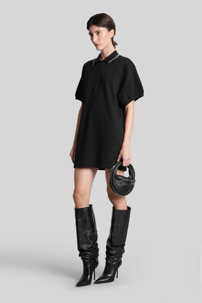 Alexander Wang Mini Dress In Black Cotton In Black