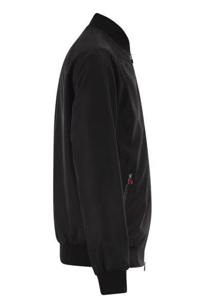 Kiton Men's Sea - Bomber Jacket In Black