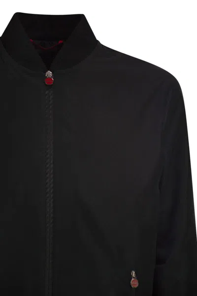 Kiton Men's Sea - Bomber Jacket In Black