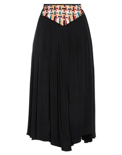 Forte Forte Forte_forte Woman Maxi Skirt Black Size 0 Viscose, Silk In Black