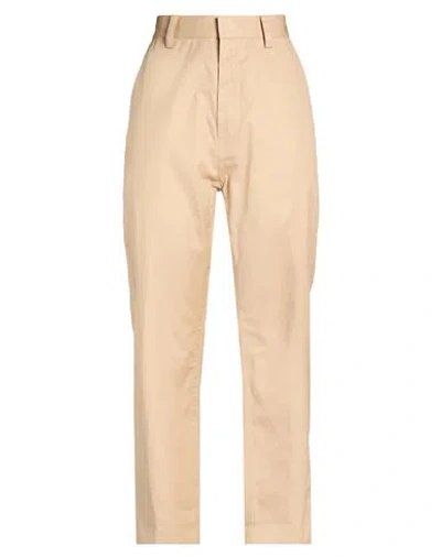 Sofie D'hoore Woman Pants Beige Size 4 Cotton In Gold