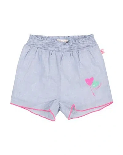 Billieblush Newborn Girl Shorts & Bermuda Shorts Light Blue Size 3 Cotton In White