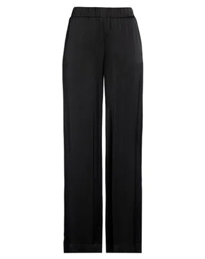 Ottod'ame Woman Pants Black Size 12 Viscose In Black