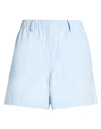 N°21 Woman Shorts & Bermuda Shorts Sky Blue Size 8 Cotton In Blue