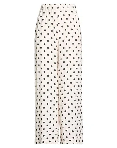 Soallure Woman Pants Beige Size 4 Viscose In Neutral