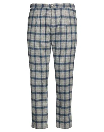 At.p.co At. P.co Man Pants Grey Size 36 Virgin Wool, Polyester, Elastane In Gray