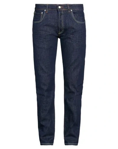 Liu •jo Man Man Jeans Blue Size 32 Cotton, Elastane In Blue