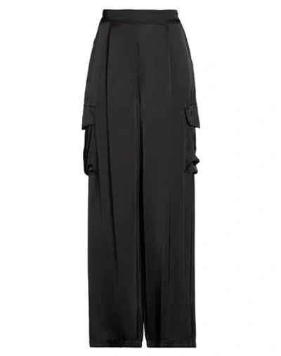 Zahjr Woman Pants Black Size M Viscose In Black