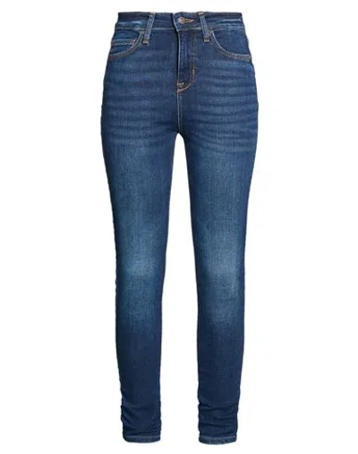 Guess Woman Jeans Blue Size 26w-29l Cotton, Polyester, Elastane In Blue