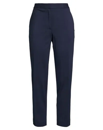 Ottod'ame Woman Pants Midnight Blue Size 10 Viscose, Nylon, Elastane In Blue