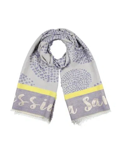 Alessia Santi Woman Scarf Gold Size - Cotton, Viscose, Metal In Multi