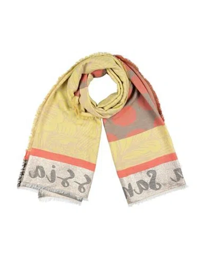Alessia Santi Woman Scarf Sand Size - Cotton, Viscose, Metallic Fiber In Multi