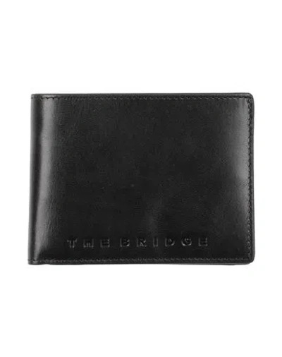 The Bridge Man Wallet Black Size - Leather In Black