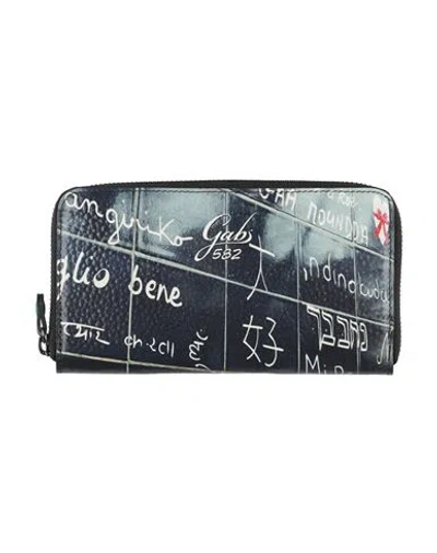 Gabs Woman Wallet Black Size - Calfskin In Multi
