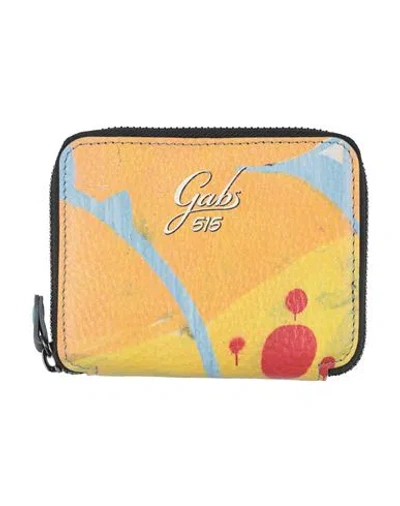 Gabs Woman Wallet Mandarin Size - Calfskin In Orange