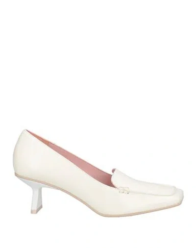 Ras Woman Pumps Ivory Size 7 Leather In White