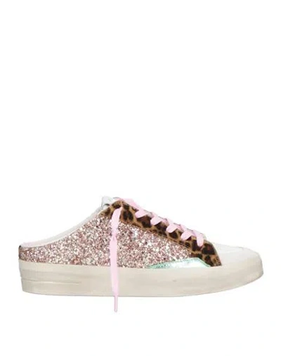 Crime London Woman Sneakers White Size 8 Leather, Textile Fibers In White