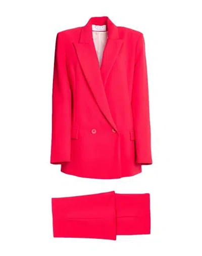 Kaos Woman Suit Red Size 12 Polyester, Elastane In Red