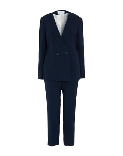 Kaos Woman Suit Midnight Blue Size 8 Polyester, Elastane In Blue