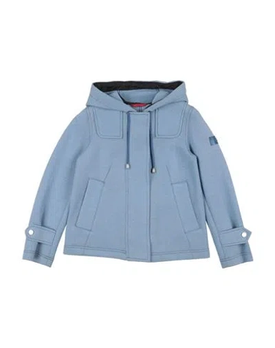 Peuterey Toddler Girl Jacket Azure Size 6 Cotton, Polyamide In Blue