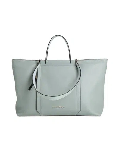 Piquadro Woman Handbag Light Green Size - Cow Leather, Eva (ethylene - Vinyl - Acetate), Nylon, Poly In Green
