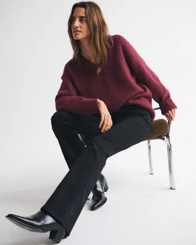 Abercrombie & Fitch High Rise Bootcut Jean In Multi