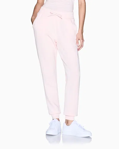 Armani Exchange Jogger Trousers In Mixed Fabric In Pink