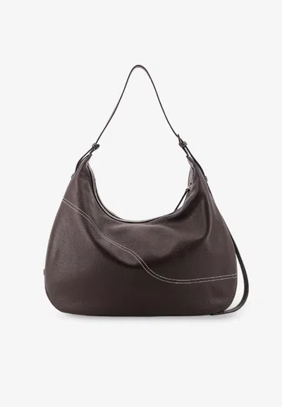 Atp Atelier Potenza Leather Shoulder Bag In Brown