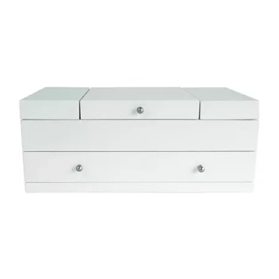 Mele & Co Everly White Jewelry Box In White