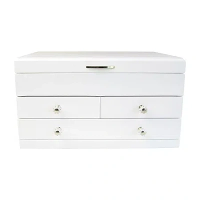 Mele & Co Fairhaven White Jewelry Box In White