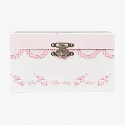 Mele & Co Cora Jewelry Box In White
