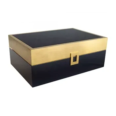 Mele & Co London Black Jewelry Box In Black