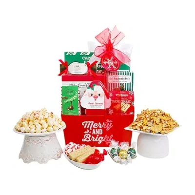 Alder Creek Merry And Bright Gift Tote In Multi