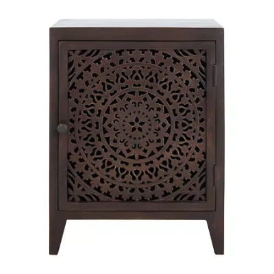 Asstd National Brand Thea Nightstand In Brown
