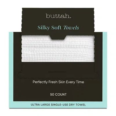 Buttah Skin Silky Soft Disposable Face Towels In White