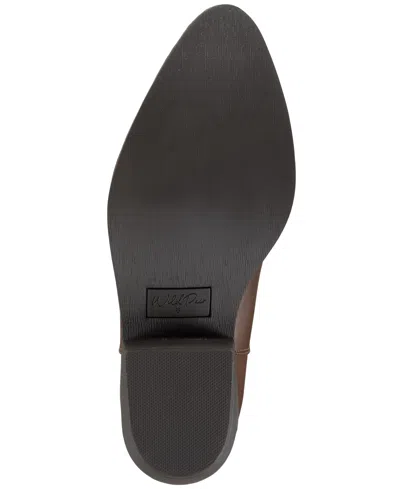 Wild Pair Women's Denise Block Heel Western Boots, Macy's Exclusive In Brown