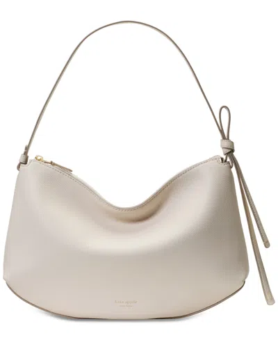 Kate Spade Loop Large Pebbled Leather Shoulder Bag In Neutral