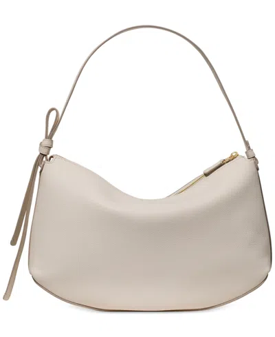 Kate Spade Loop Large Pebbled Leather Shoulder Bag In Neutral