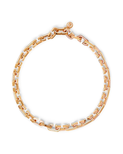 Casablanca Paris Enamel C Link Necklace By  In Blue