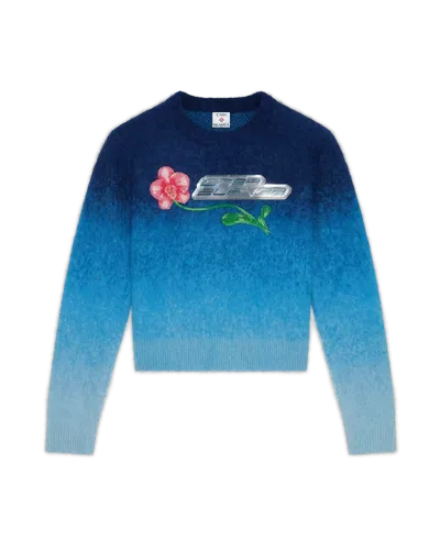 Casablanca Paris Gradient Orchid Sweatshirt In Blue