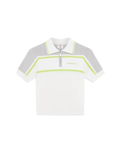 Casablanca Paris Tennis Polo Shirt In Multi