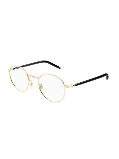Montblanc Mb0273o Eyewear In Gold