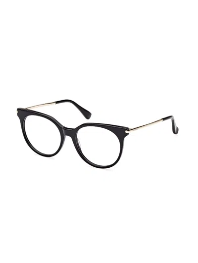 Max Mara Black Women Optical Frames In Black