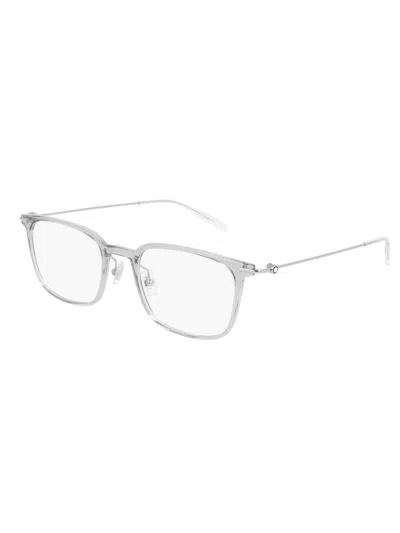 Montblanc Mb0100o Eyewear In Silver