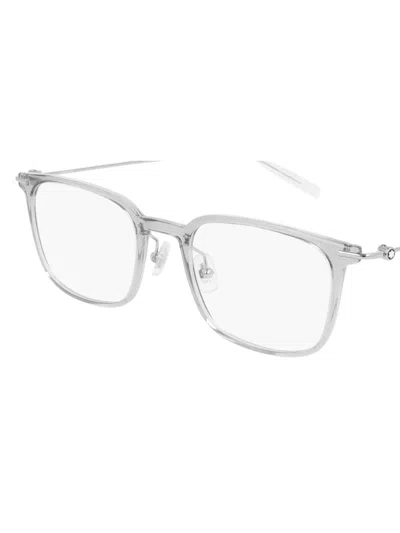 Montblanc Mb0100o Eyewear In Silver