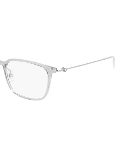 Montblanc Mb0100o Eyewear In Silver