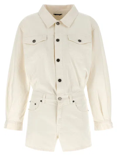 Haikure Elle Authentic Lax Jumpsuit In White