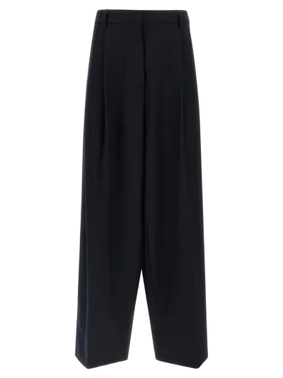 Fabiana Filippi Wide Range Of Trousers Pants Blue In Black