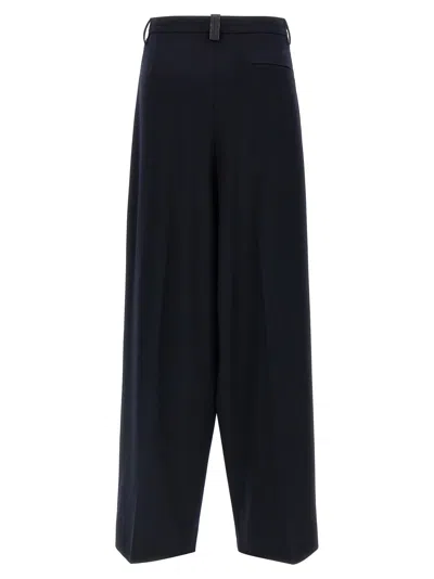 Fabiana Filippi Wide Range Of Trousers Pants Blue In Black