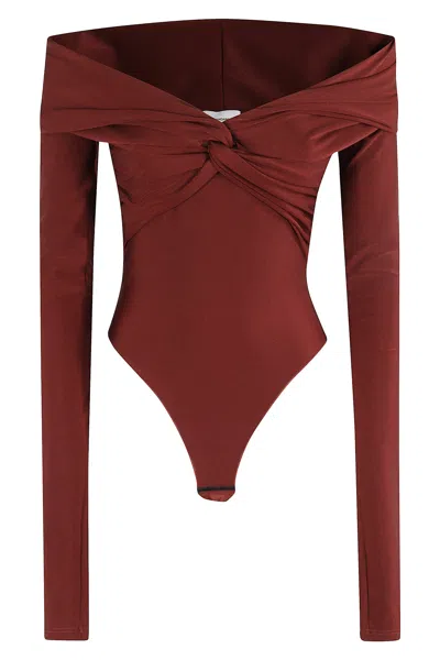 The Andamane Kendall Body In Burgundy